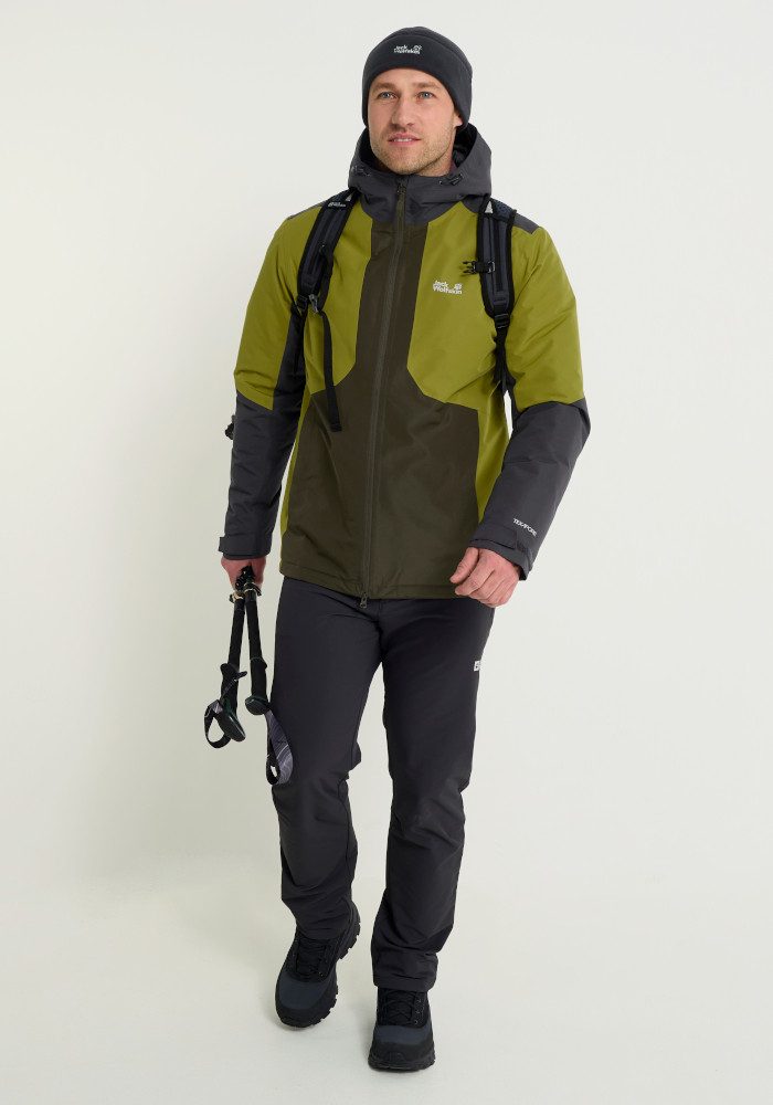 Jack Wolfskin Winterjacke STONETRAIL 2L INS JKT M Winterjacke mit Kapuze, wasserdicht, warm