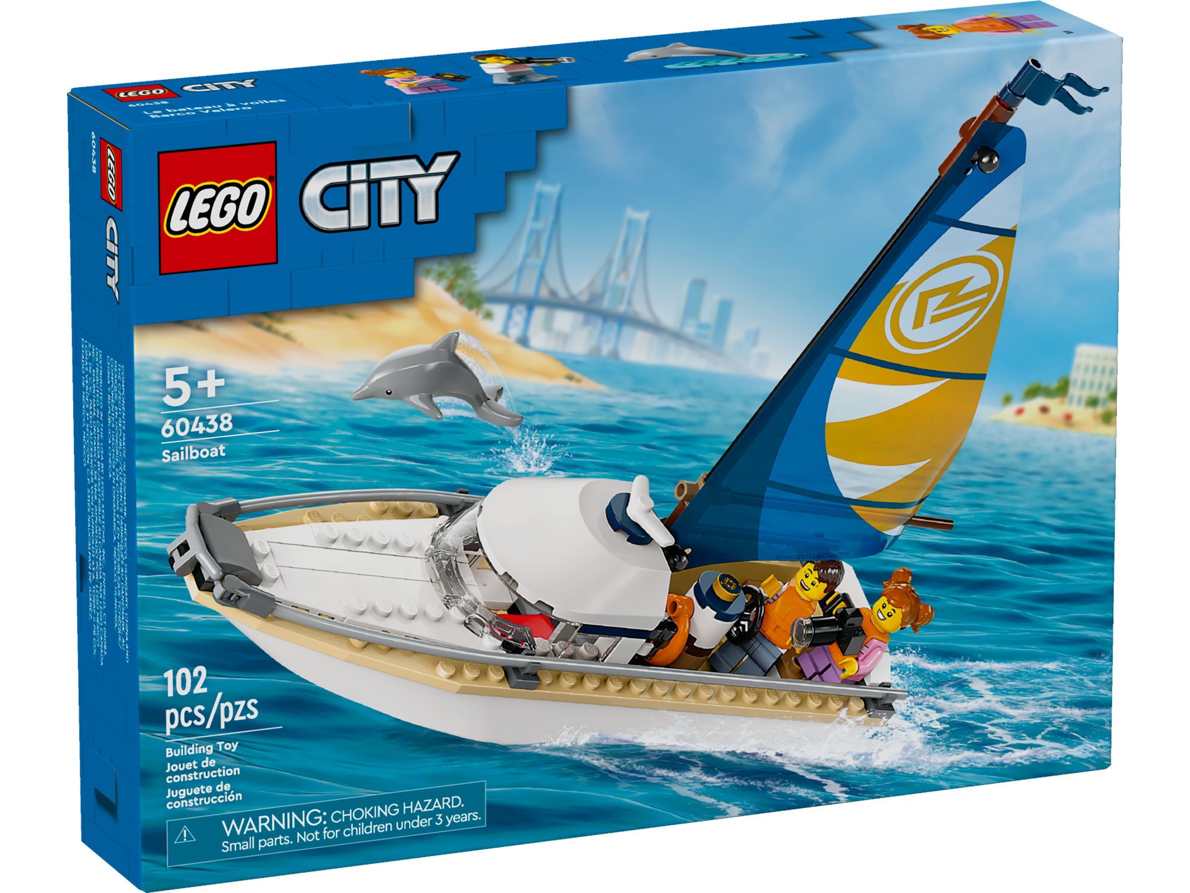LEGO® LEGO® City 60438 Segelboot Konstruktionsspielsteine günstig online kaufen