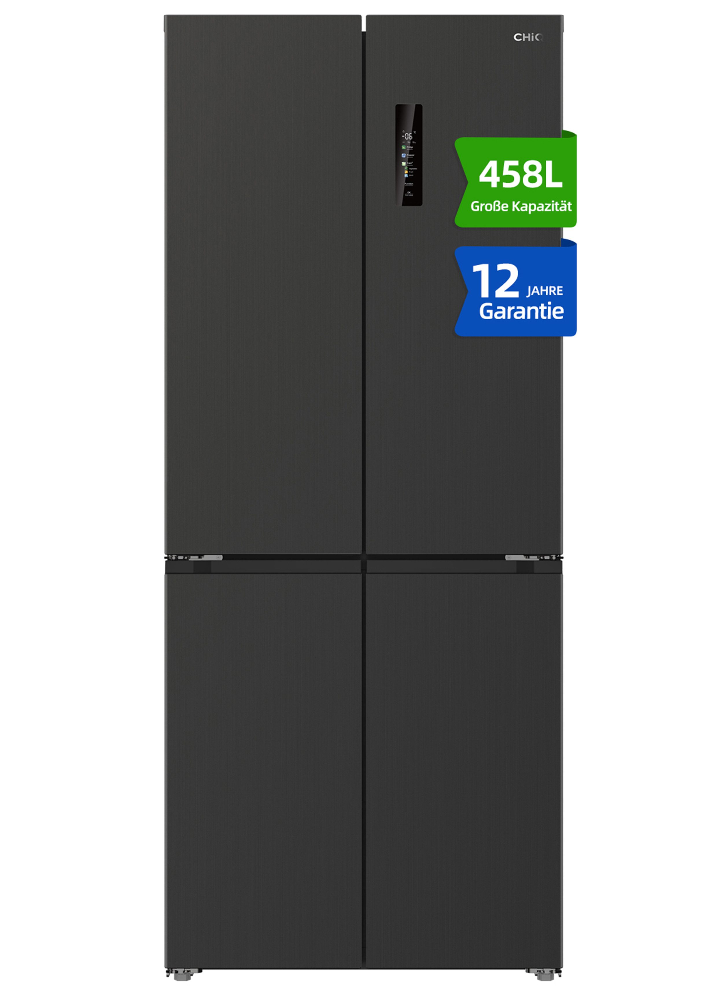 CHiQ Multi Door Einbau CCD460NGE, 192 cm hoch, 79 cm breit, Total No Frost, Display auf der Tür