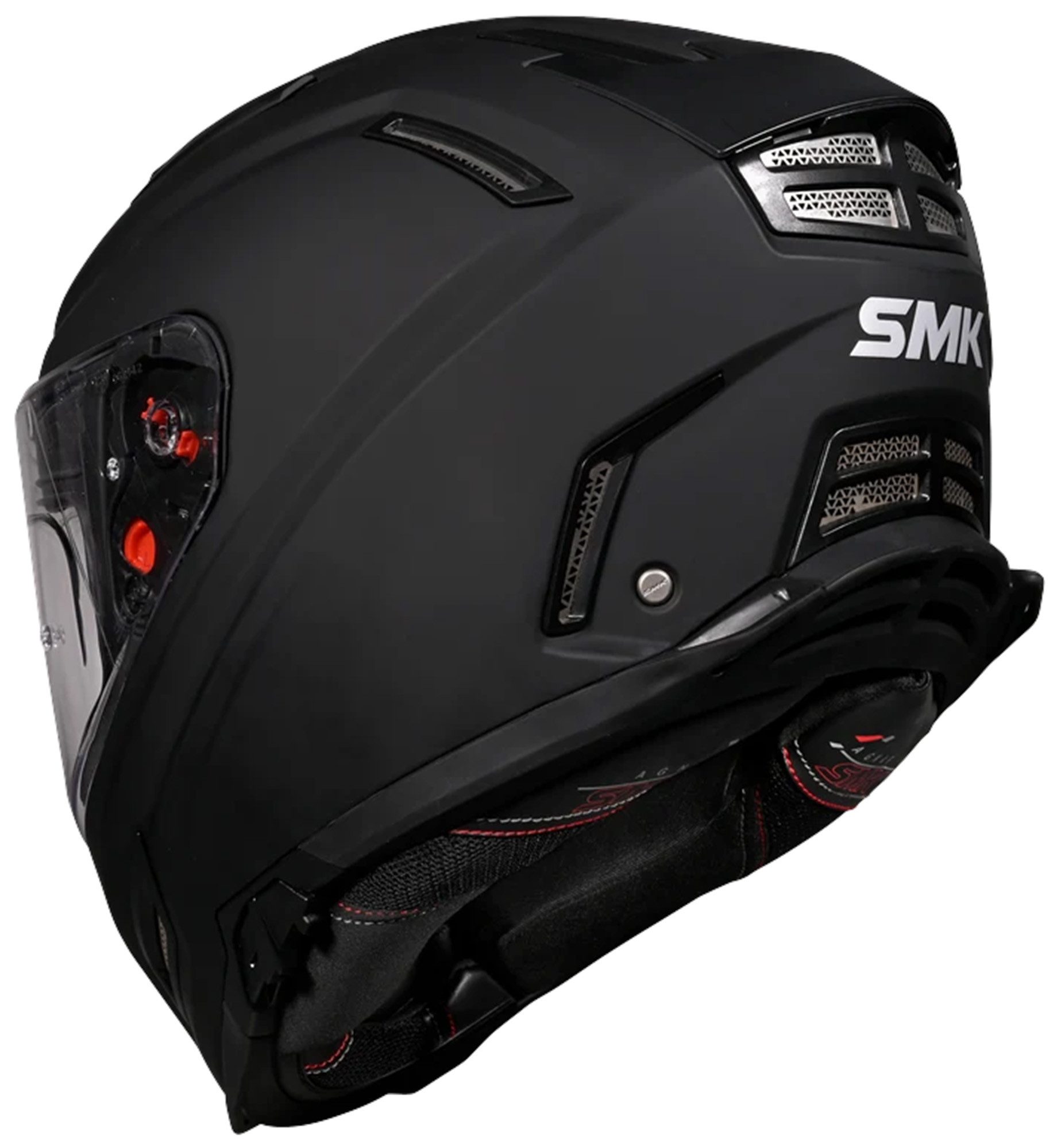SMK Motorradhelm Agnar Helm, geeignet für Brillenträger,Pinlockscheibe enthalten,vorbereitet f