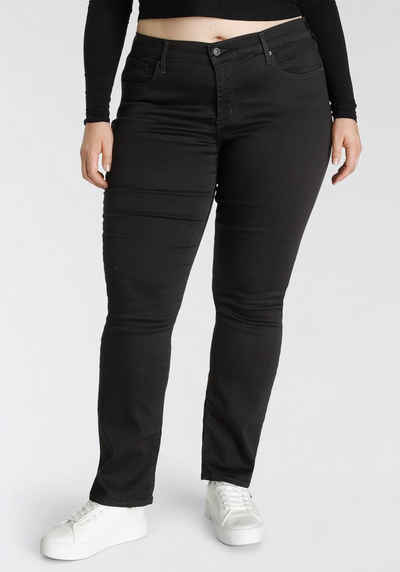Levi's® Plus Straight-Jeans 314 Shaping Straight in Baumwoll-Stretch