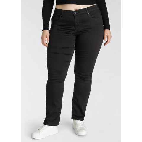 Levi's® Plus Straight-Jeans 314 Shaping Straight in Baumwoll-Stretch