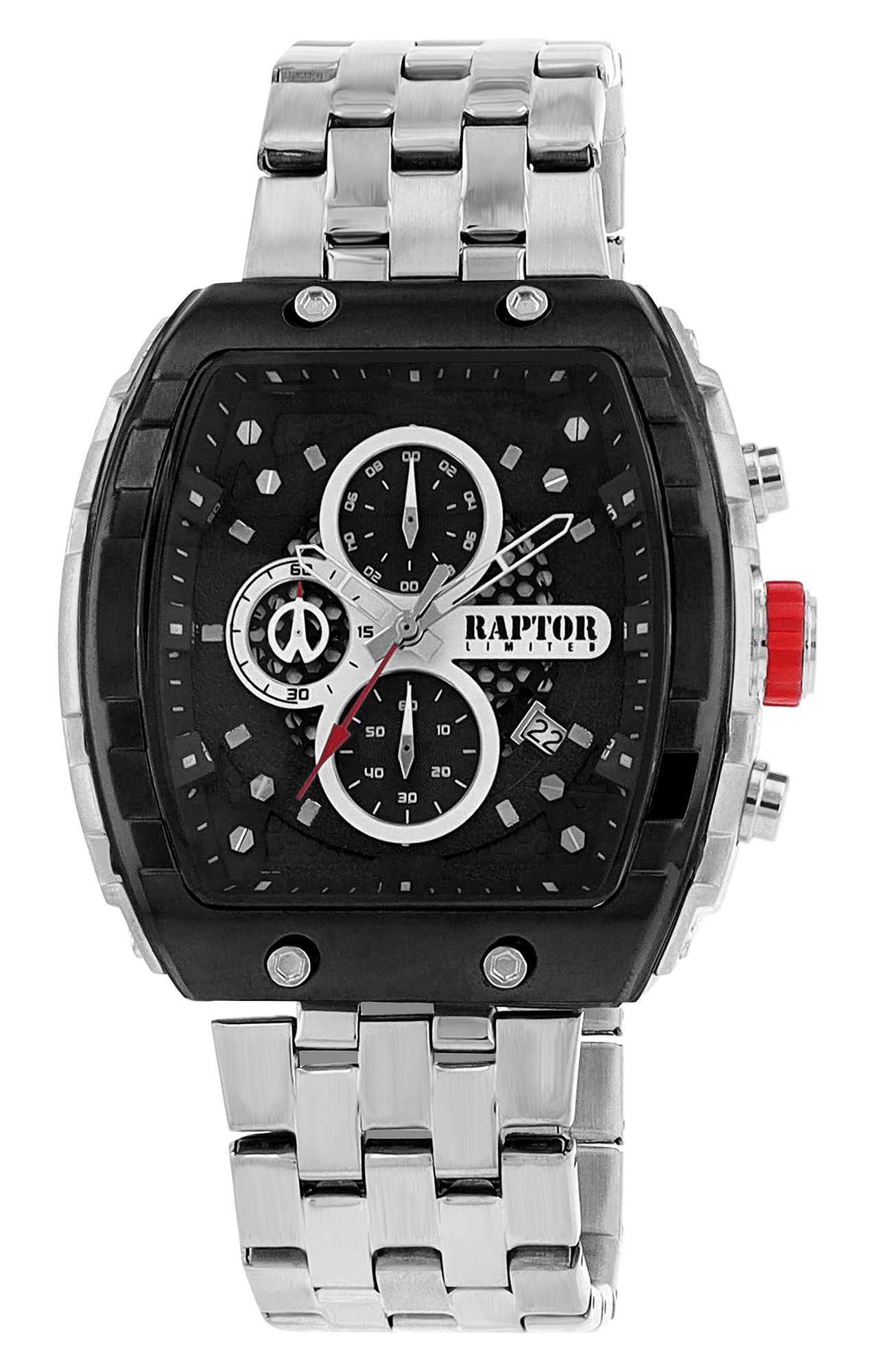 Raptor Limited Quarzuhr Louis Edelstahlarmband, rechteckiges günstig online kaufen