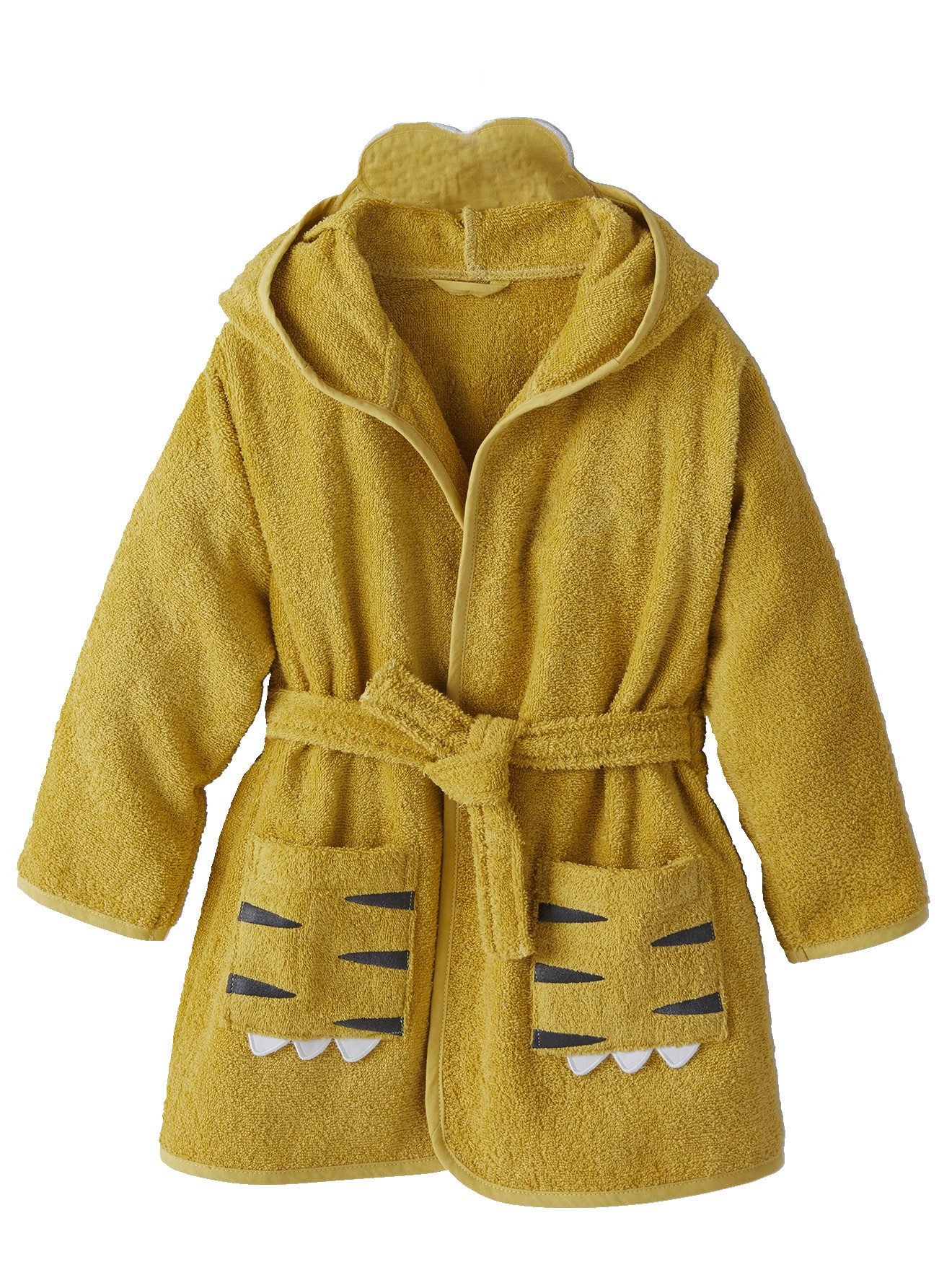 vertbaudet Bademantel Kinder Bademantel, Tiger-Kostüm, Frottee