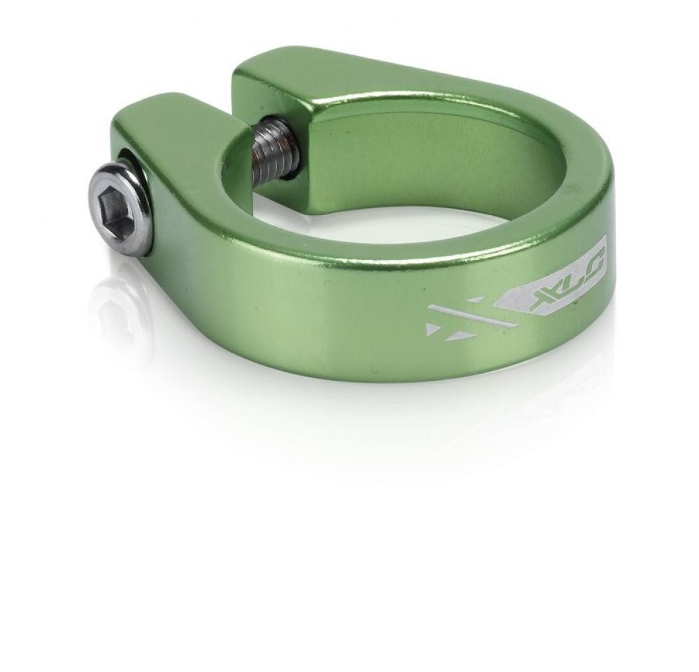 Sattelstütze XLC Sattelstütz-Klemmring PC-B09 Ø 34,9 mm limegreen, mit Innensechska