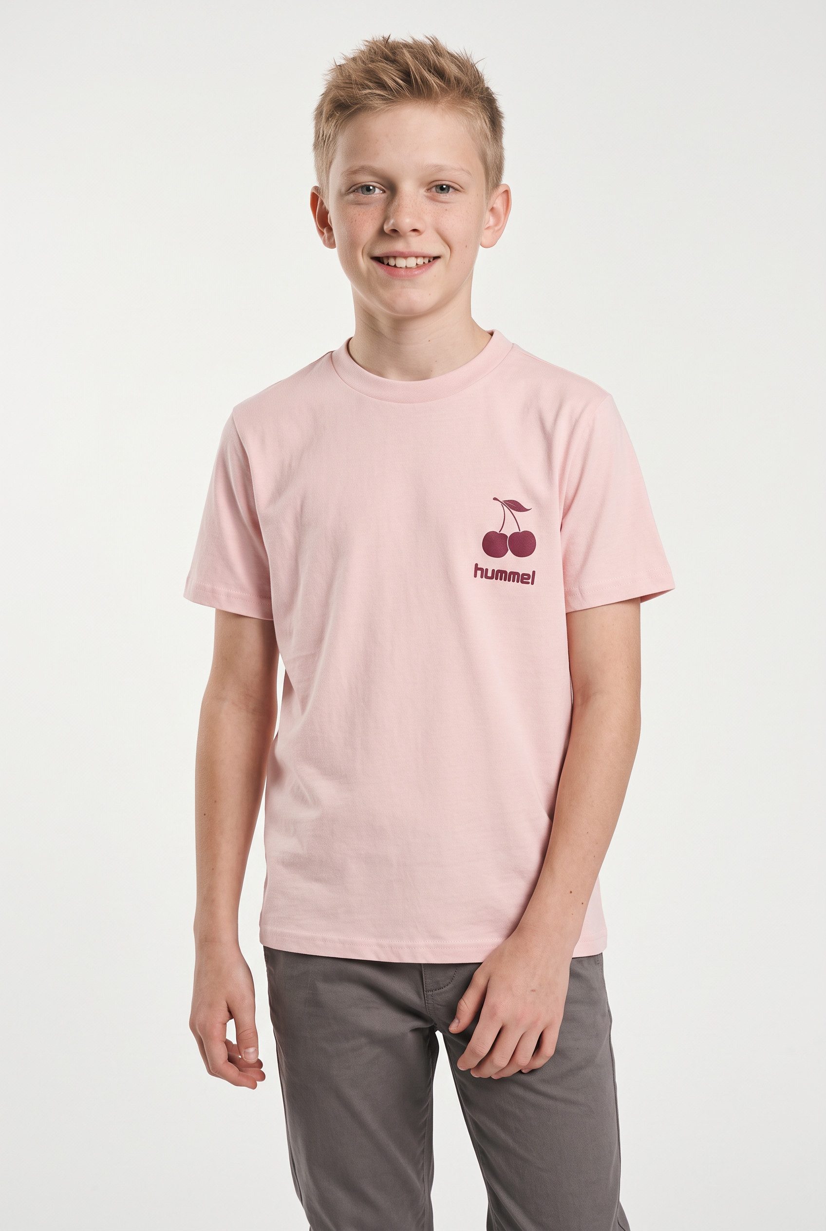 hummel T-Shirt HMLJR REG GRAPHIC T-SHIRT S/S normale Passform, für Kinder und Jugendliche, aus Baumwolle