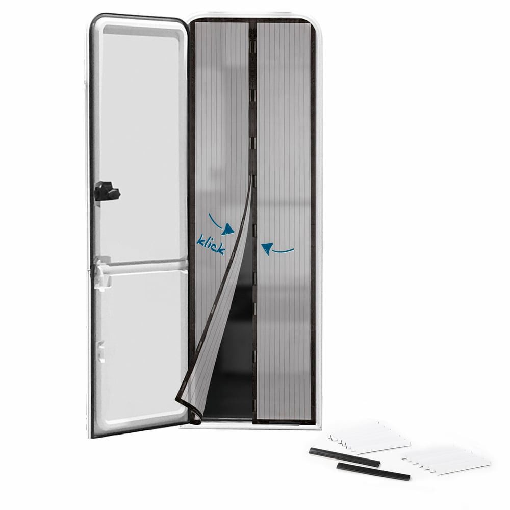 Hoberg Insektenschutz-Tür Moskito 60x195cm Wohnwagen Wohnmobil Camping, (1-St), Moskitonetz Fliegengitter