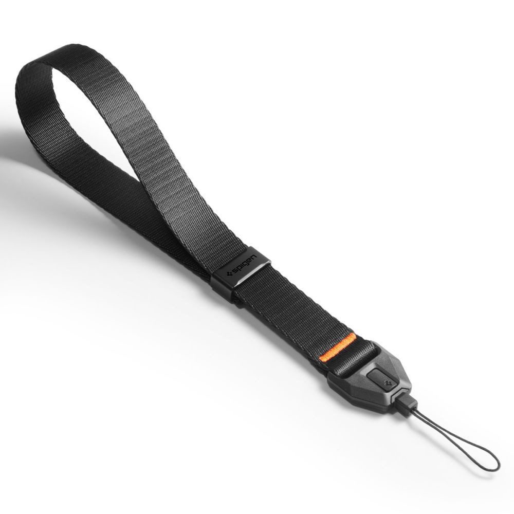 Spigen Handschlaufe Handgelenkschlaufe Trageschlaufe Trageband (Spar-Set, 1-St., 23 cm verstellbar), verstellbarer Schieber, Montageadapter, Nylon, 23 cm