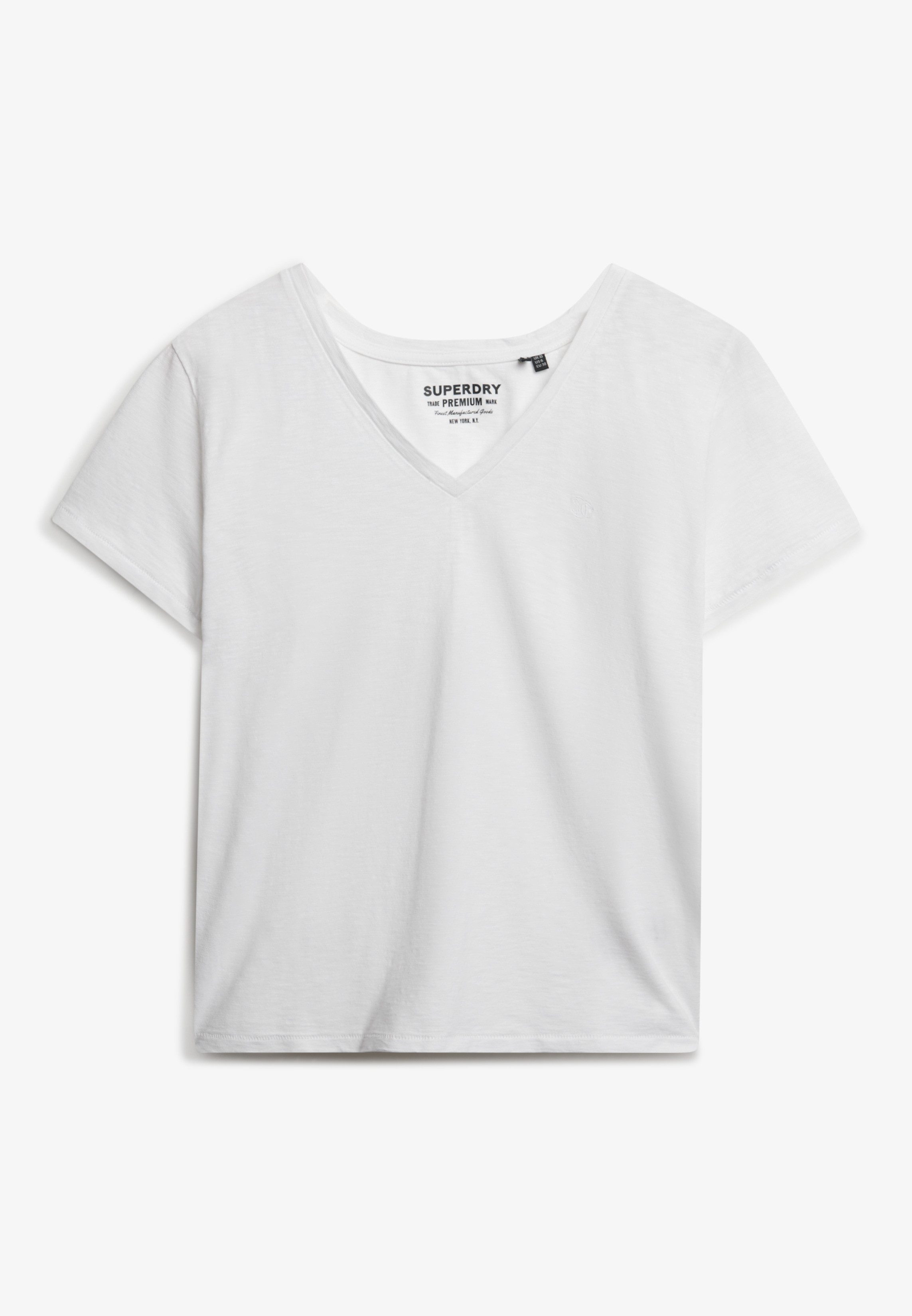 Superdry T-Shirt STUDIOS SLUB EMB VEE günstig online kaufen