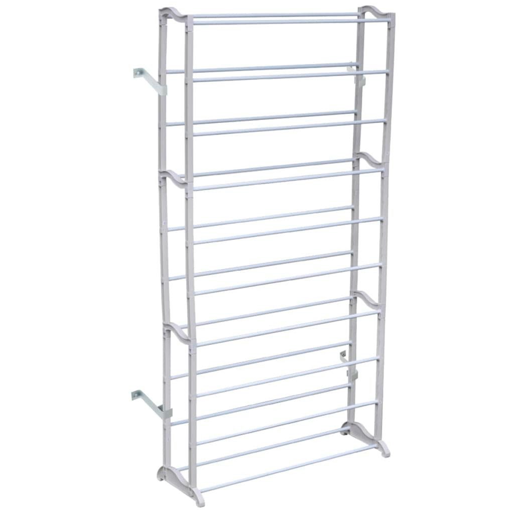 vidaXL Schuhschrank 72 x 20 x 140 cm Schuhregal für 40 Paar Schuhe Schuhschrank 140cm