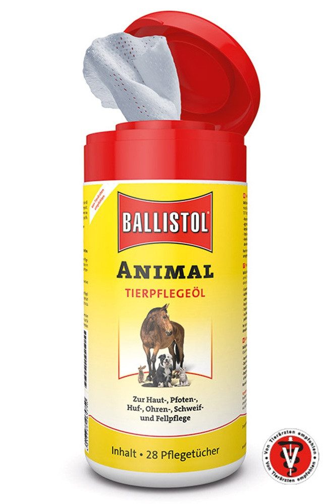 Ballistol Tiershampoo BALLISTOL Animal Pflegetücher Spenderbox, (1-St)