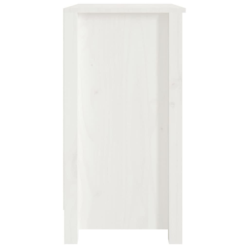 furnicato Bücherregal Weiß Massivholz Kiefer cm 50x35x68