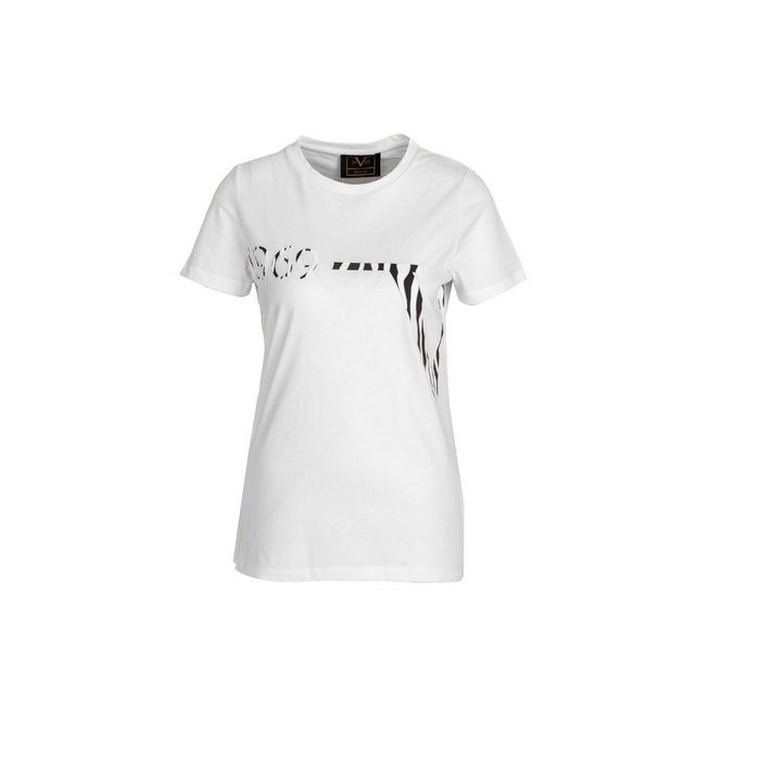 19V69 Italia by Versace T-Shirt mit 19V69 Print - Zebramuster