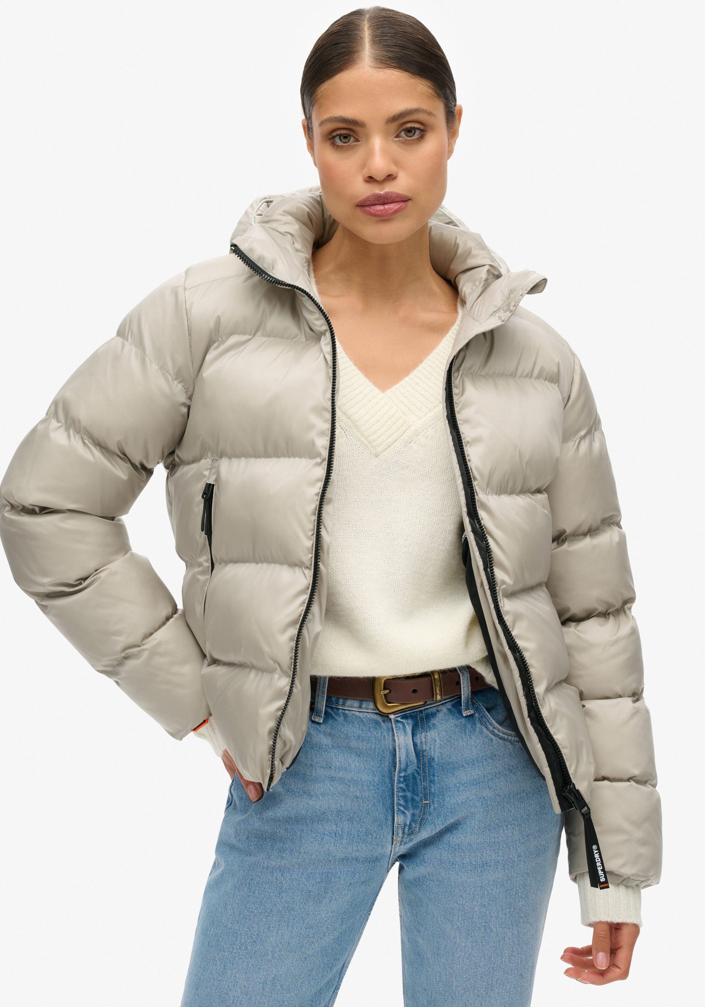 Superdry Steppjacke HOODED LUXE SPORTS PUFFER günstig online kaufen