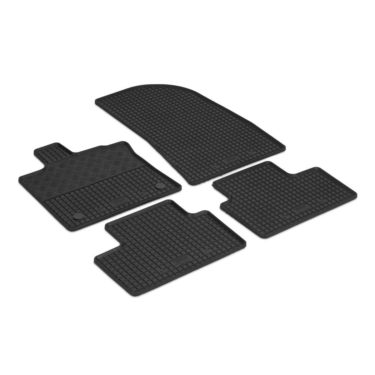 AZUGA Auto-Fußmatten Gummi-Fußmatten passend für Renault Captur II ab 2020/Mitsubishi ASX a, für Mitsubishi,Renault Captur,ASX SUV