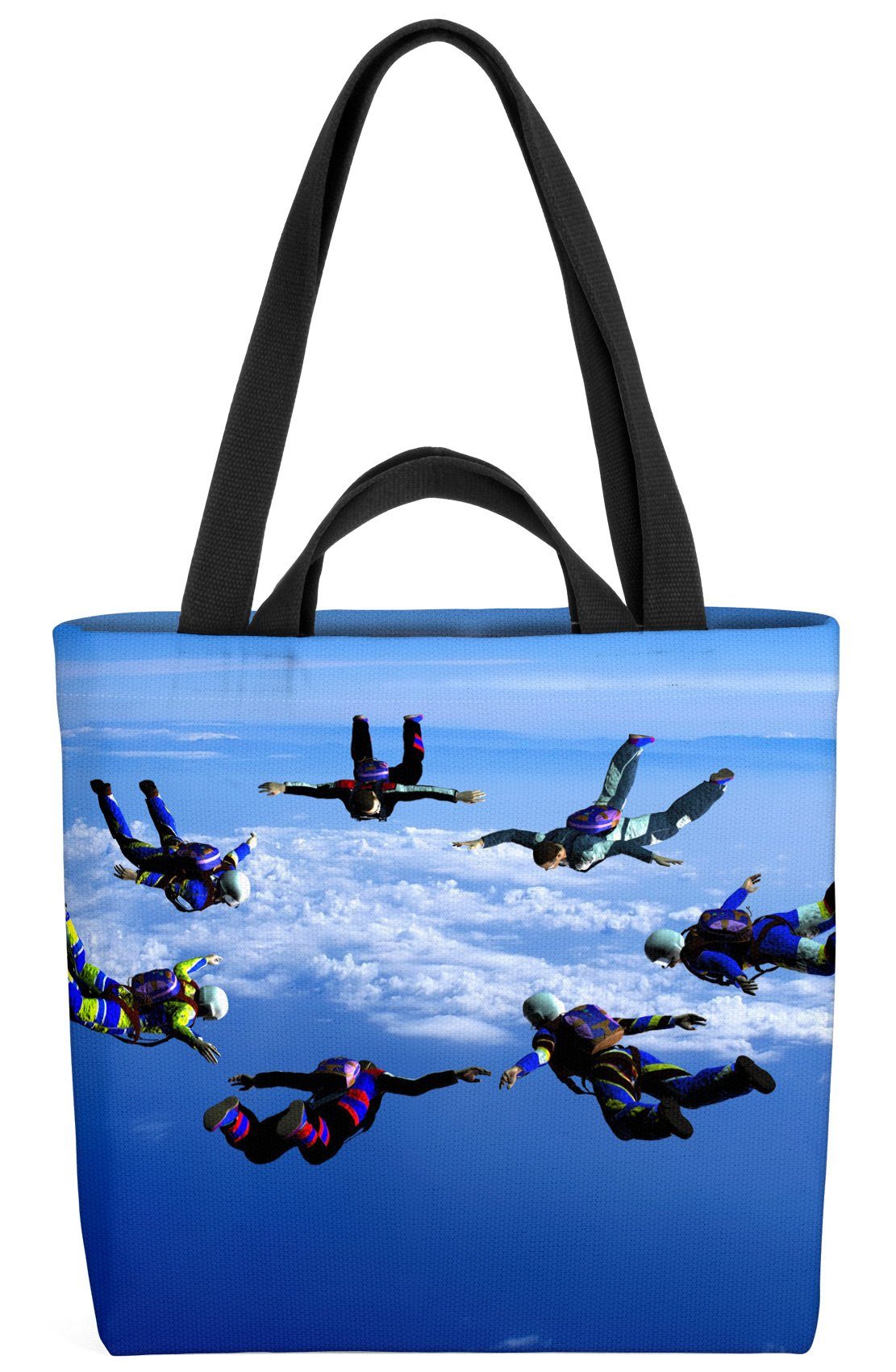 Erlebnis Himmel Springen Fallschirm (1-tlg), Sport VOID Fliegen Henkeltasche Fallschirmspringer