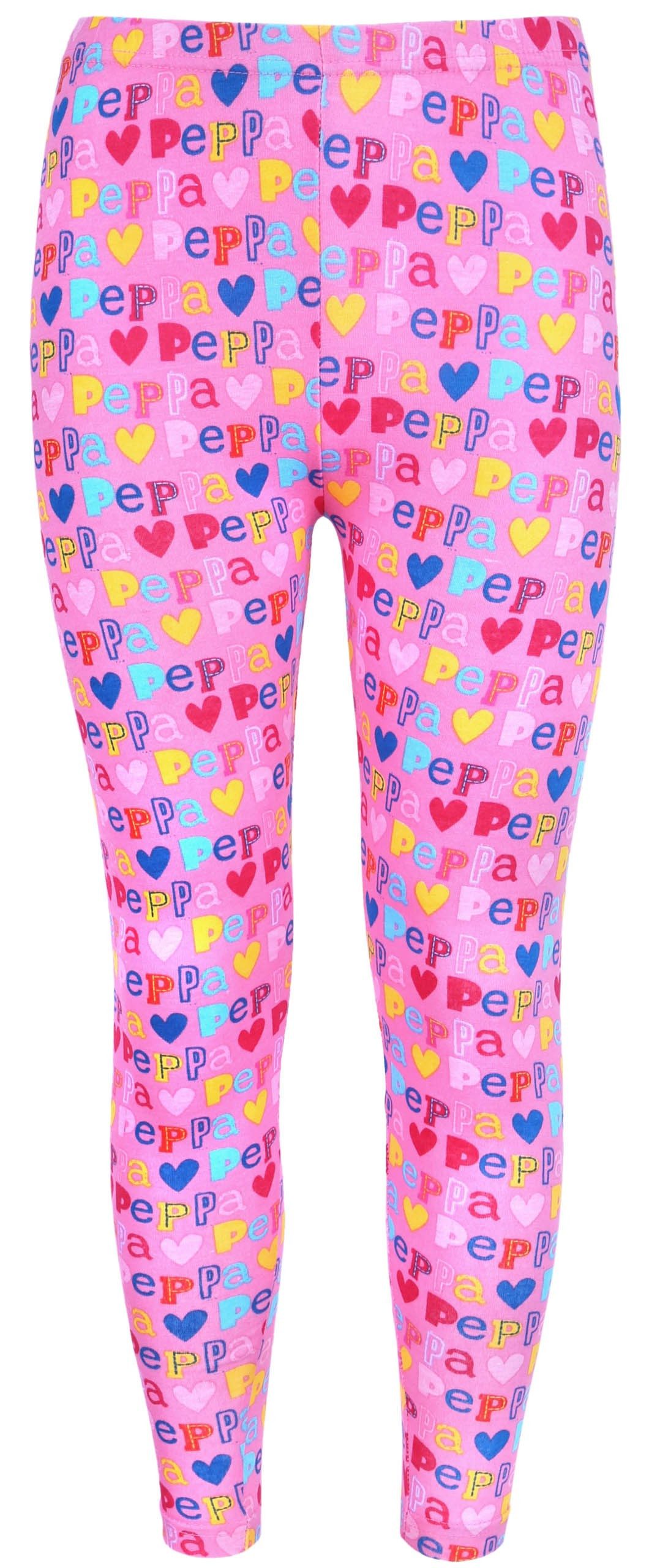 7/8-Leggings Pinke Mädchen-Leggings Peppa Pig Peppa Wutz 4 Jahre