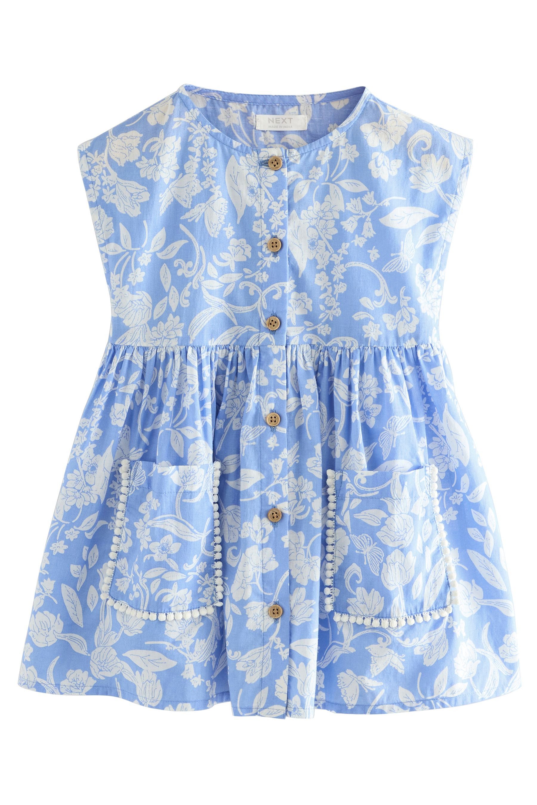 Next Sommerkleid Geknöpftes Kleid aus 100 % günstig online kaufen