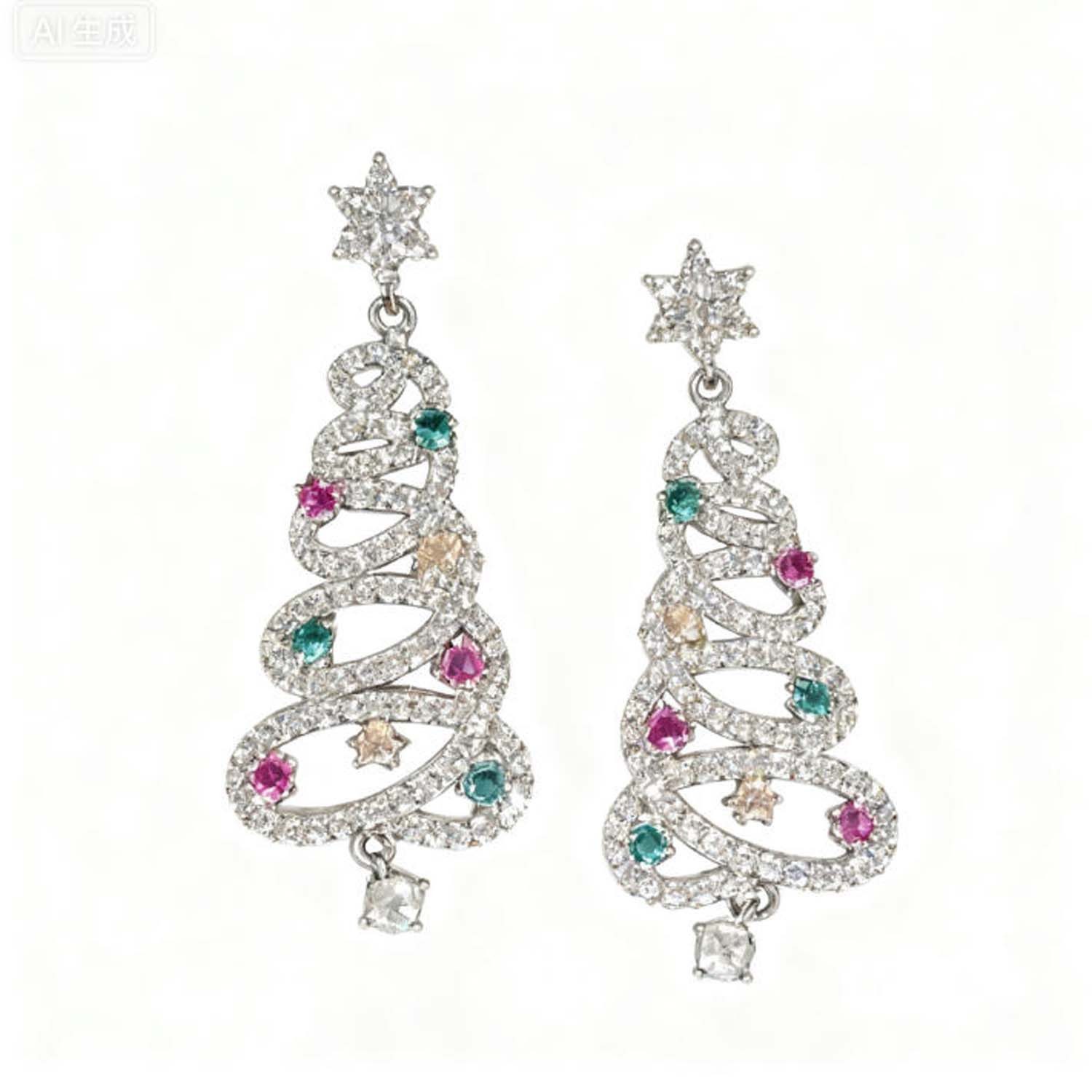 trends for living Серьги-Set Weihnachts Серьги süße hohle lange Weihnachtsaccessoires Серьги (1-tlg)