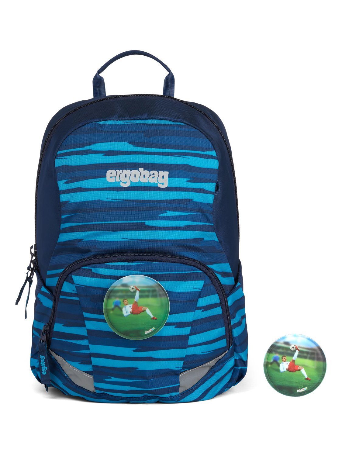 ergobag Kinderrucksack Ease Large, passend für DIN-A4