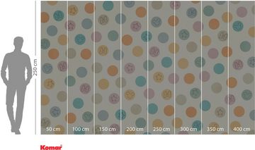 Komar Fototapete Vlies Fototapete - Disney Pastel Confetti- Größe 400 x 250 cm, glatt, bedruckt, (Packung, 1 St)