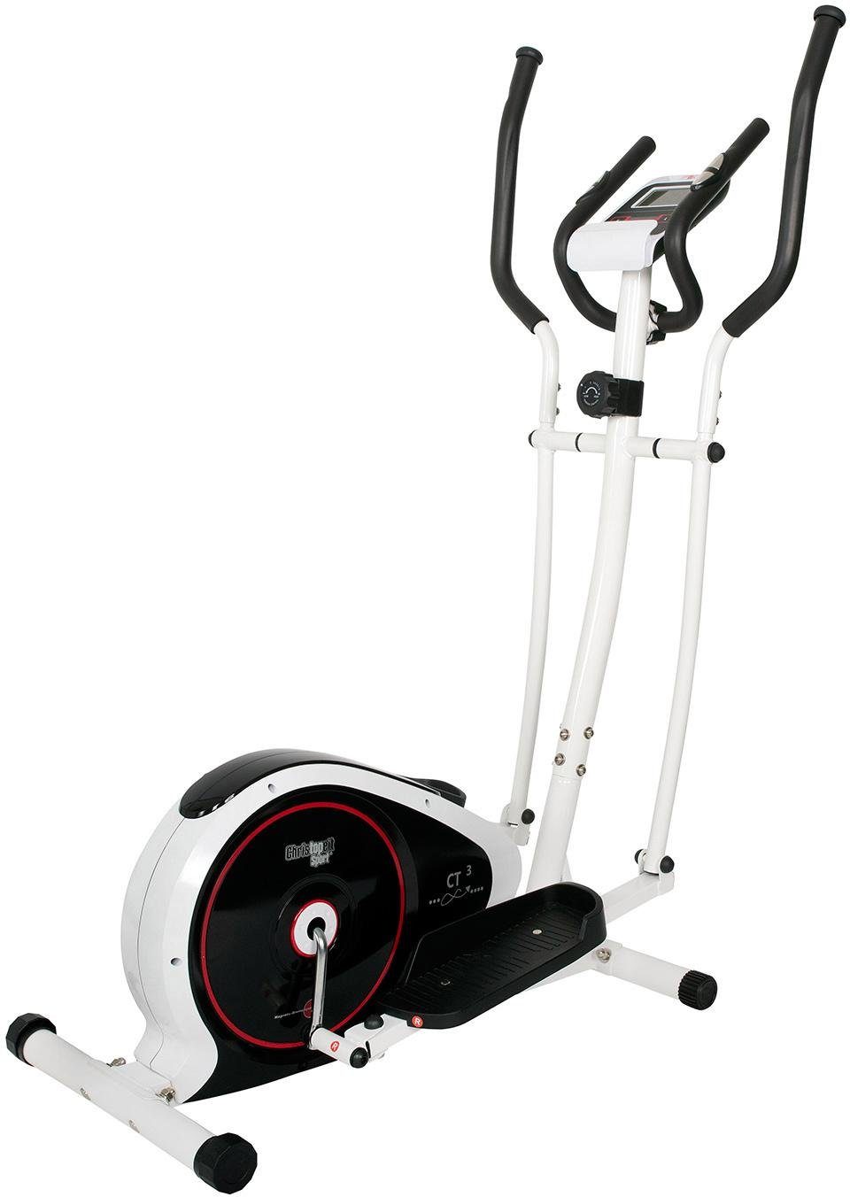 Christopeit Sport® Crosstrainer CT 3 (Computer mit Tablet- und Smartphonehalterung), 100 kg max. Benutzergewicht, 8 Widerstandsstufen
