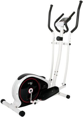 Christopeit Sport® Crosstrainer CT 3, Computer mit Tablet- und Smartphonehalterung