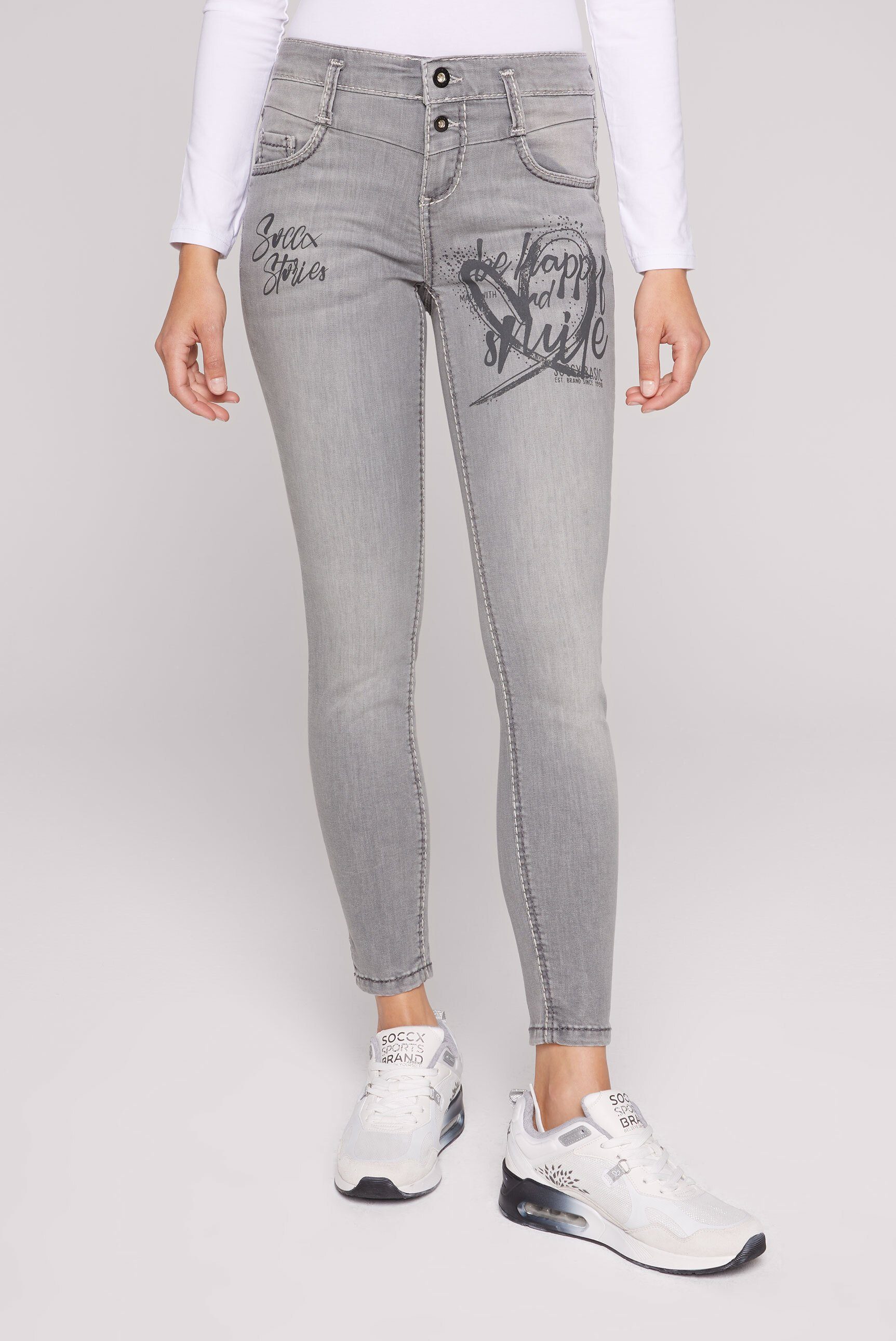 Jean Soccx Angel Slim Fit Pour Femme - Taille W26/L34 - Occasion Très Bon État