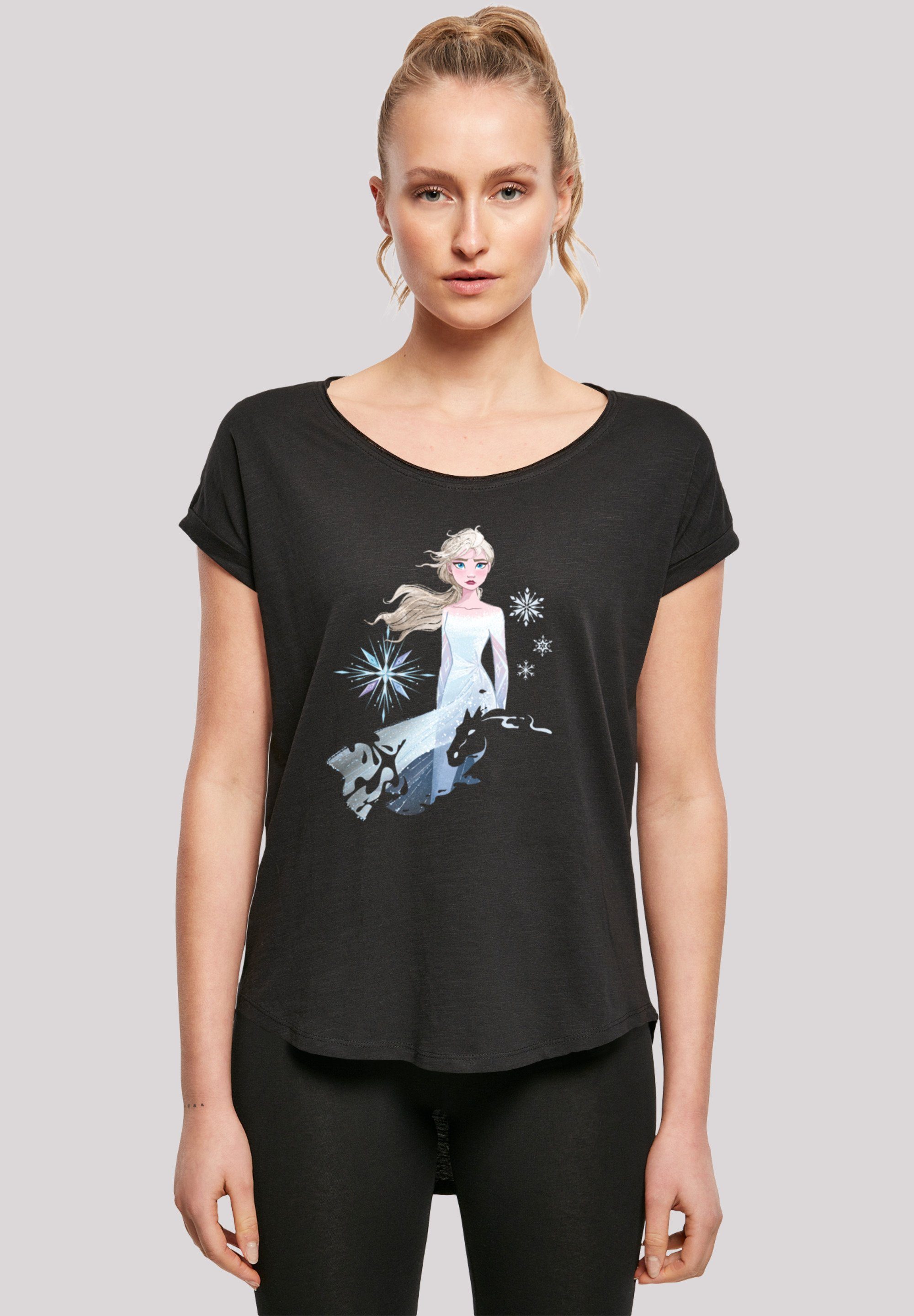 Print Nokk Frozen Elsa Disney T-Shirt F4NT4STIC Wassergeist Pferd\' 2