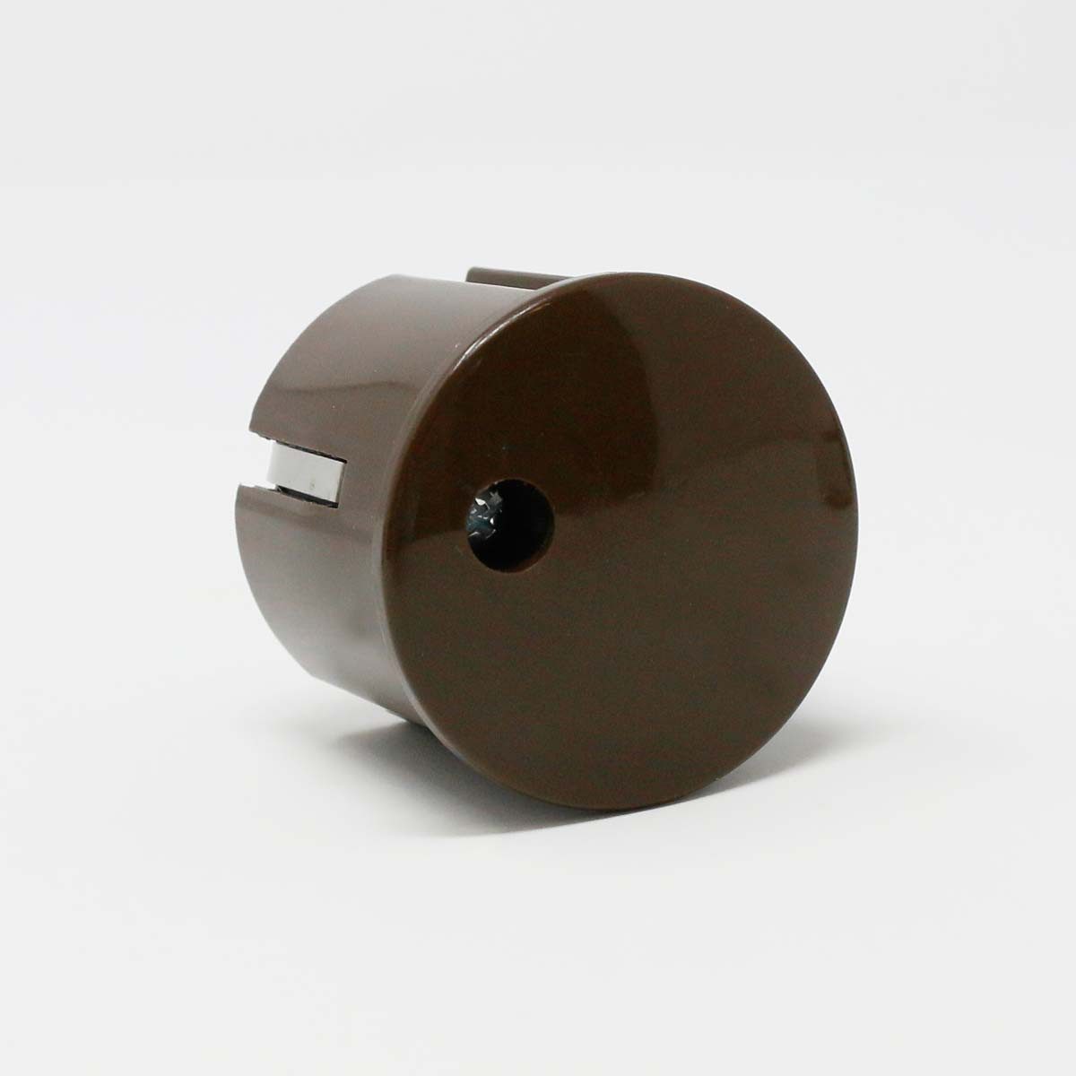 world-trading-net Euroflachstecker Winkel-Stecker braun mit Schutzkontakt, 250V/16A