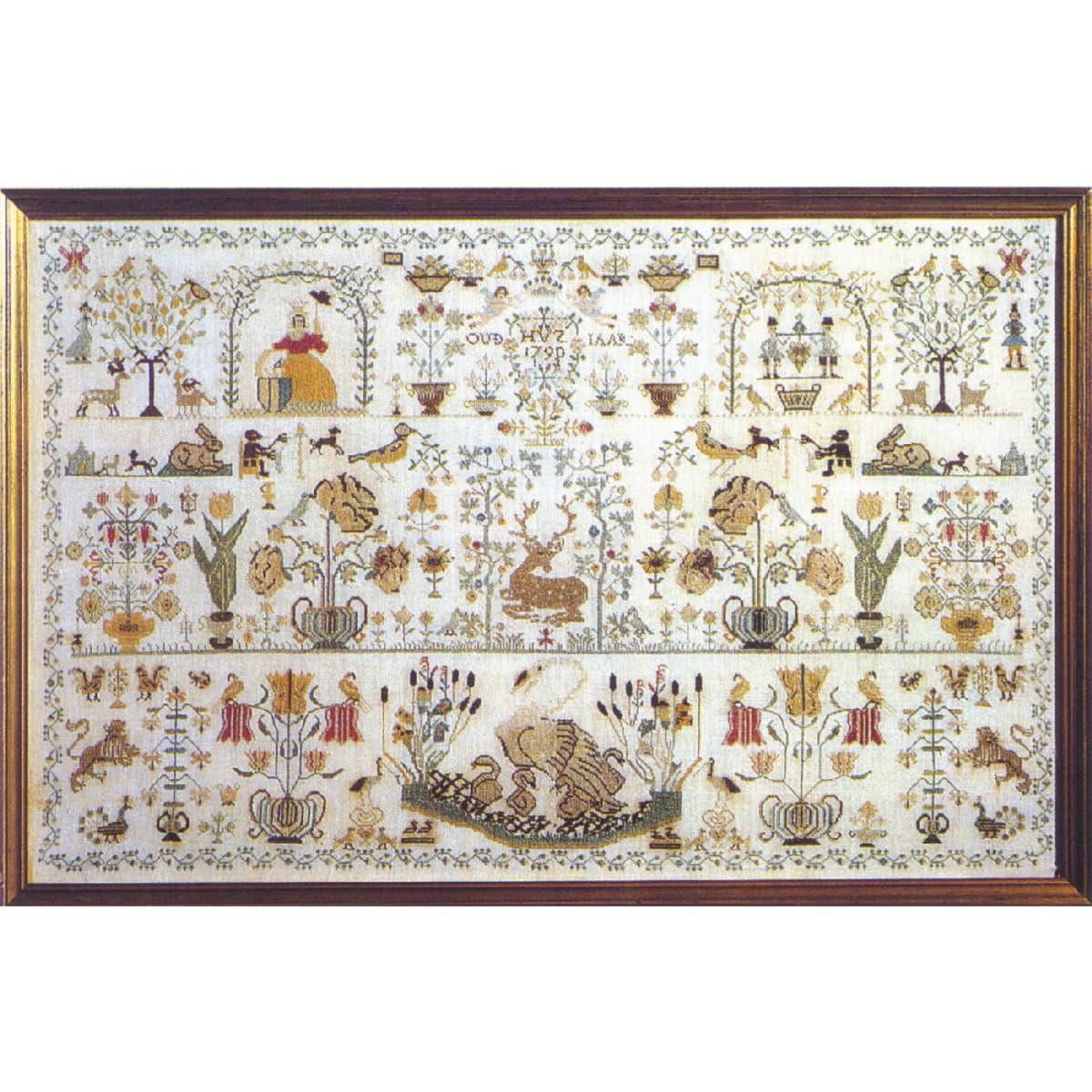Permin Kreativset Permin Kreuzstich Stickpackung "Eine Schönheit", (embroidery kit by Marussia)