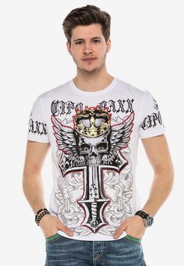 Cipo & Baxx T-Shirt mit grafischem Print