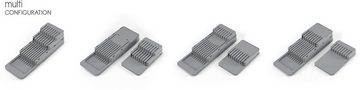 Metaltex Besteckhalter Blade-Fit, (Set, 3-tlg), Kunststoff, rutschfeste Füße, individuell verwendbar