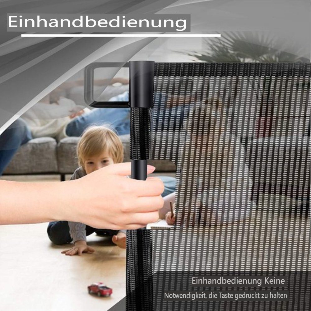 Comomy Türschutzgitter (Türschutzgitter Ausziehbar, Absperrgitter Schutzgit günstig online kaufen