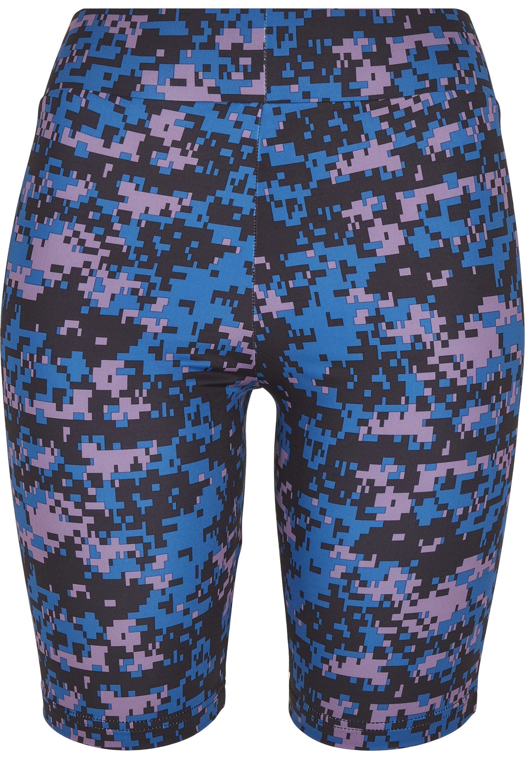 URBAN CLASSICS Stoffhose Urban Classics Damen Ladies High Waist Camo Tech Cycle Shorts (1-tlg)