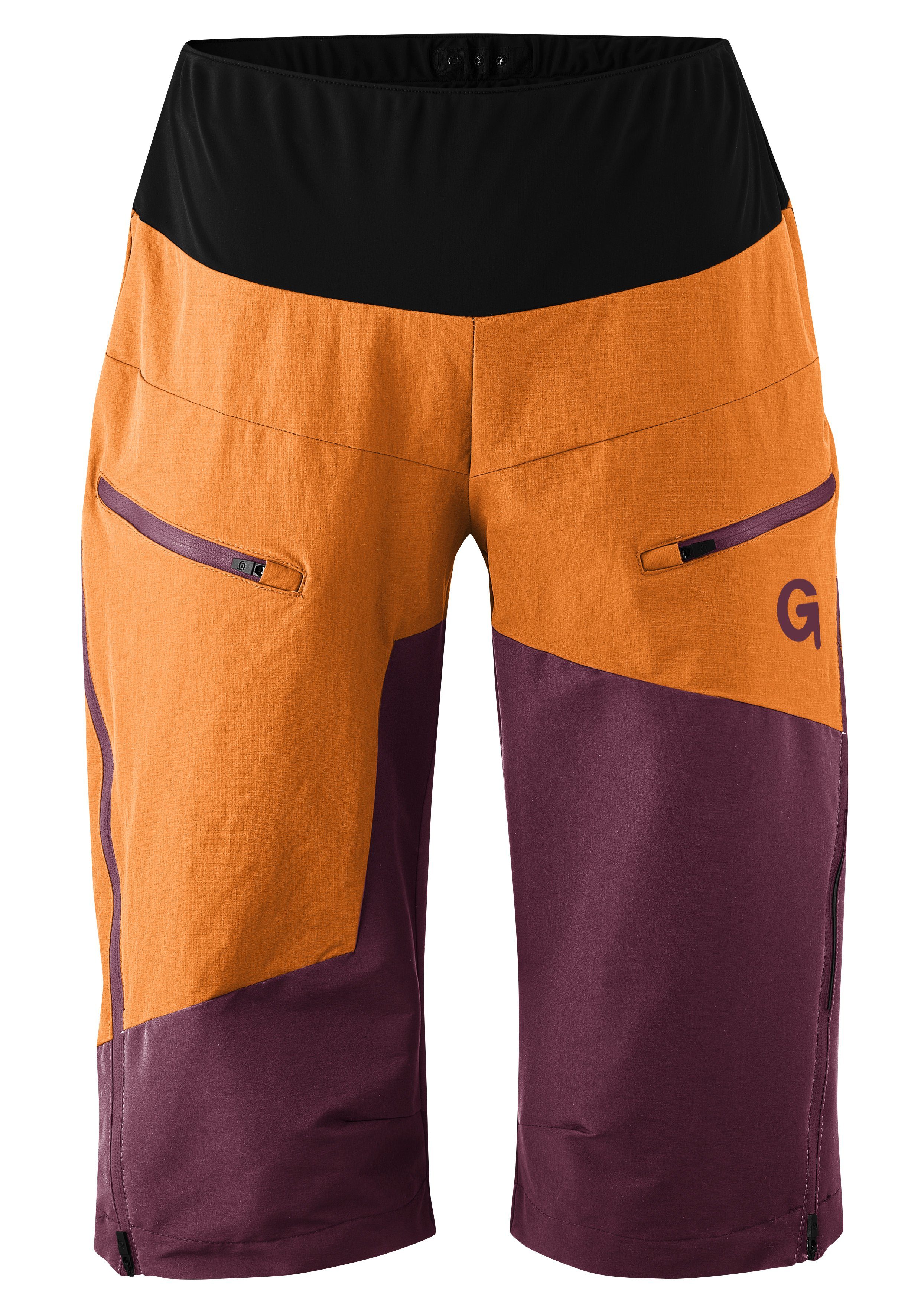 Gonso Radhose LOMASO Herren Bike-Shorts, MTB Fahrradhose mit Sitzpolster, Bund flexibel