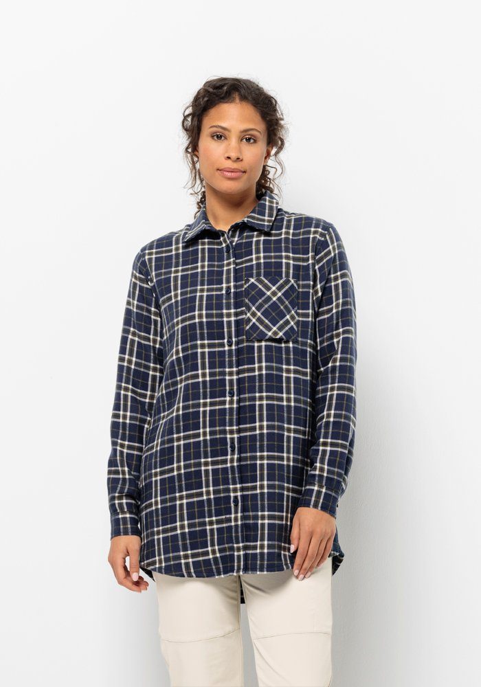 Jack Wolfskin Flanellbluse MORGENLUFT SHIRT W