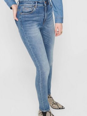 ONLY High-waist-Jeans Mila (1-tlg) Patches, Plain/ohne Details
