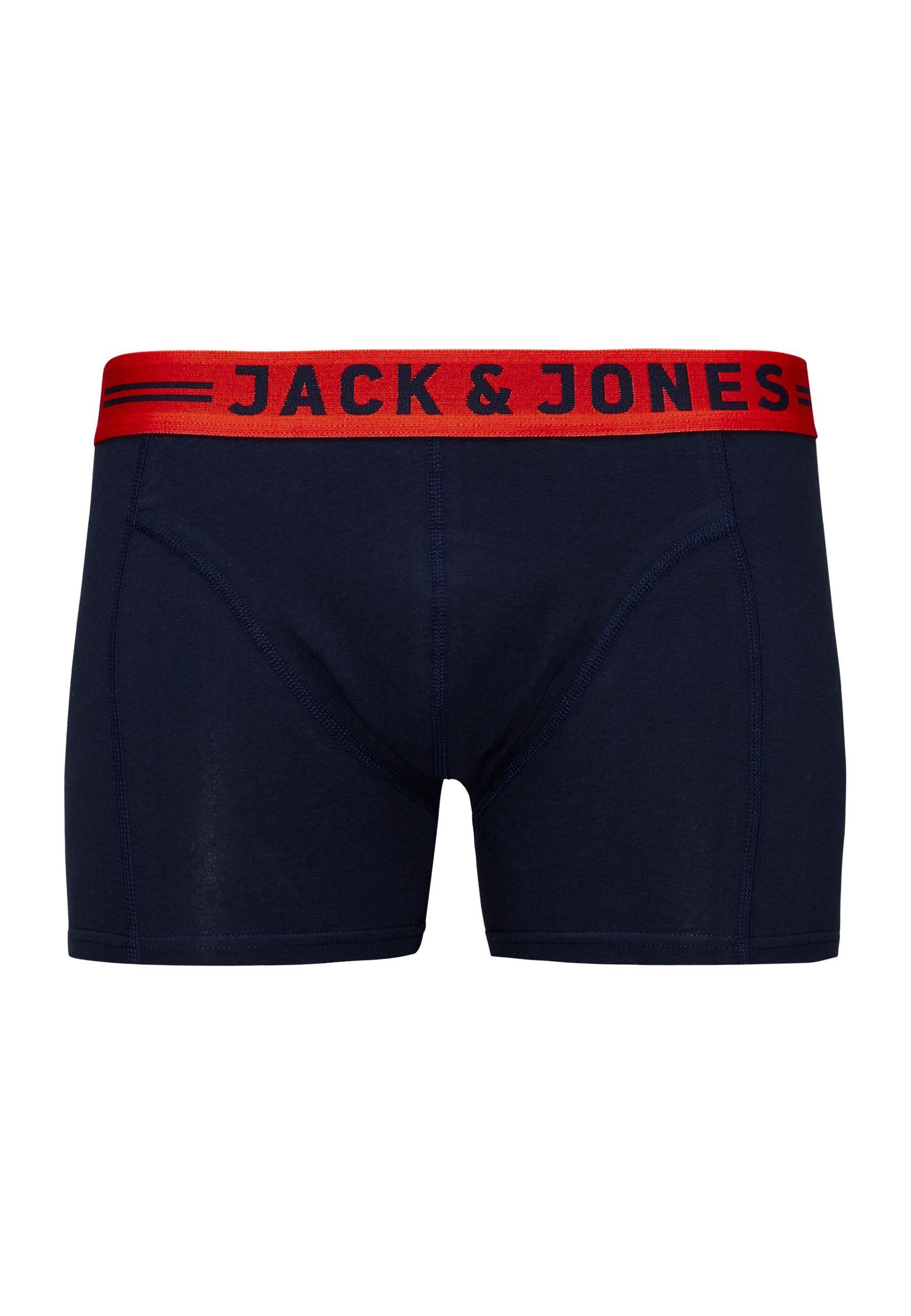 Jack & Jones Boxershorts Trunks Sense Mix Color Unterhose dunkelblau