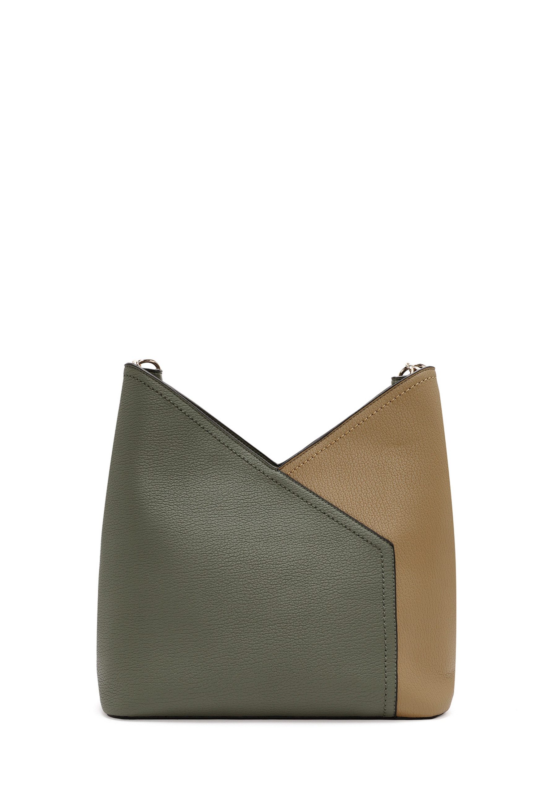 Derimod Umhängetasche Schultertasche aus Kunstleder, Kunstleder, Schulterriemen, Groß