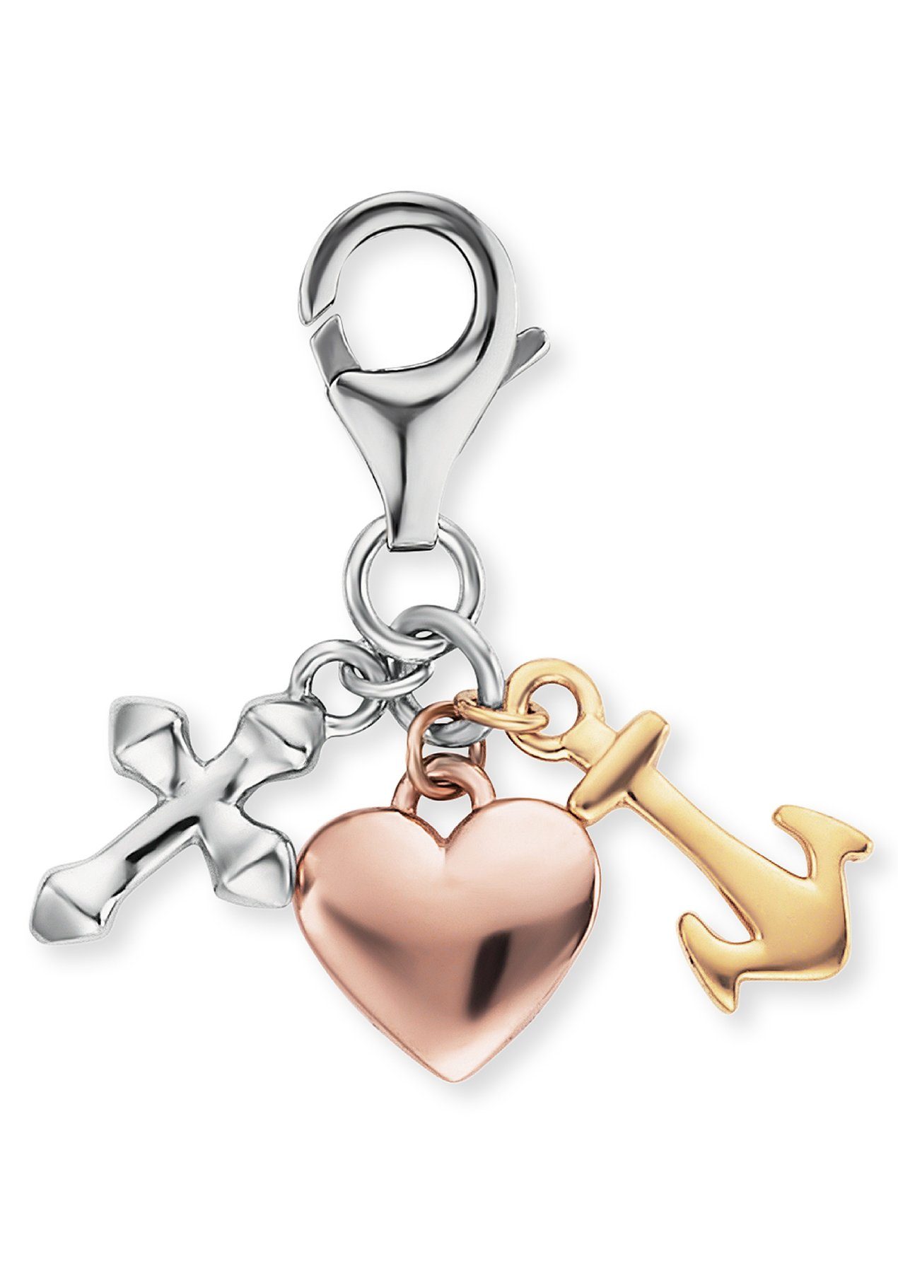 Engelsrufer Charm-Einhänger GLAUBE LIEBE UND HOFFNUNG TRICOLOR günstig online kaufen