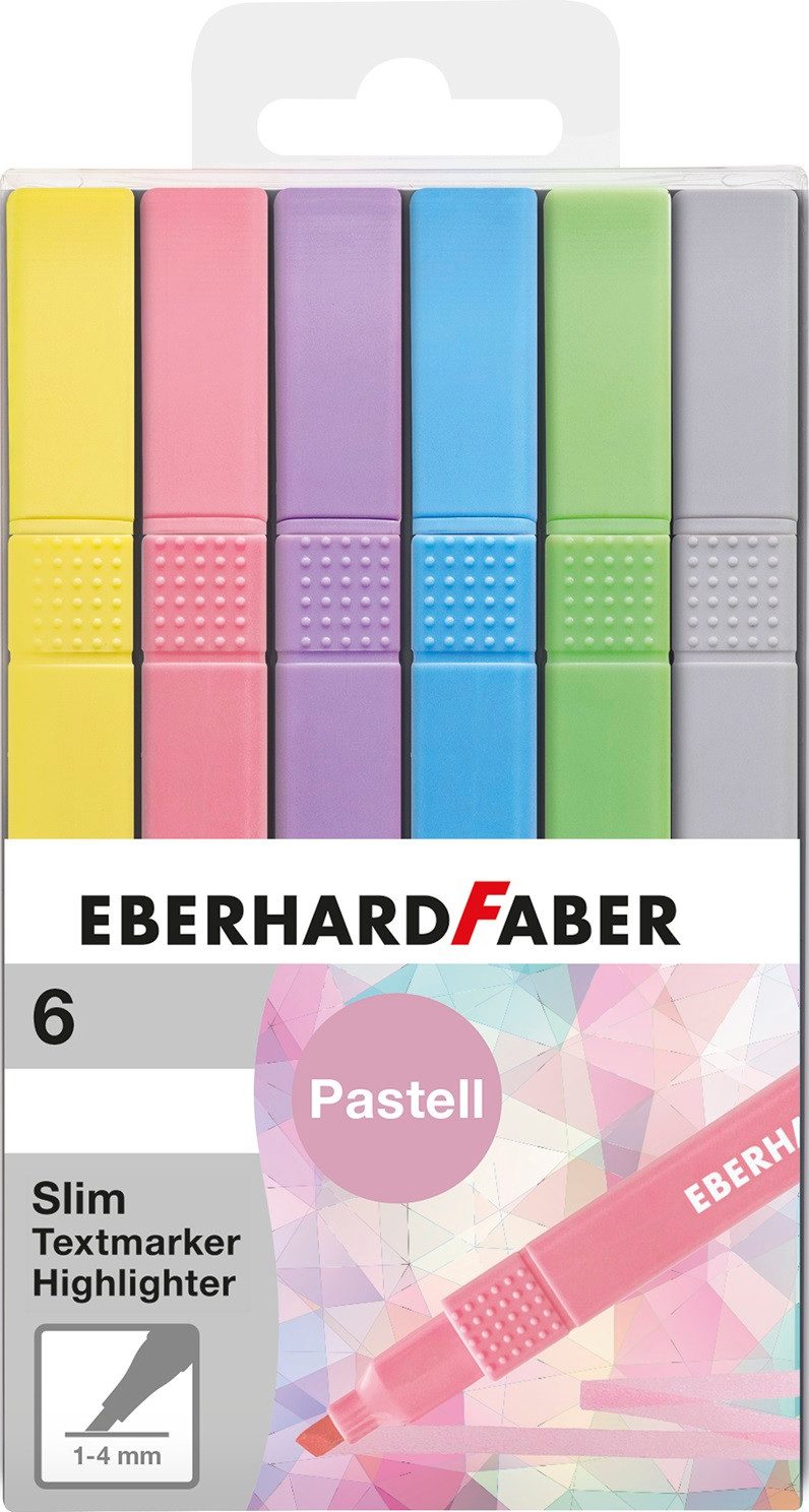 Eberhard Faber Marker Eberhard Faber 551506 Textmarker Slim 6er
