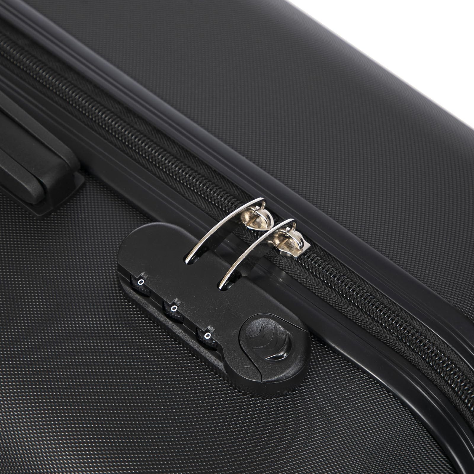 YONSLY Hartschalen-Trolley Reisekoffer, Rollkoffer Handgepäck,Zahlenschloss, 4 Rollen, Weichem Gummigriff Robuster ABS-Koffer für Langstreckenreisen