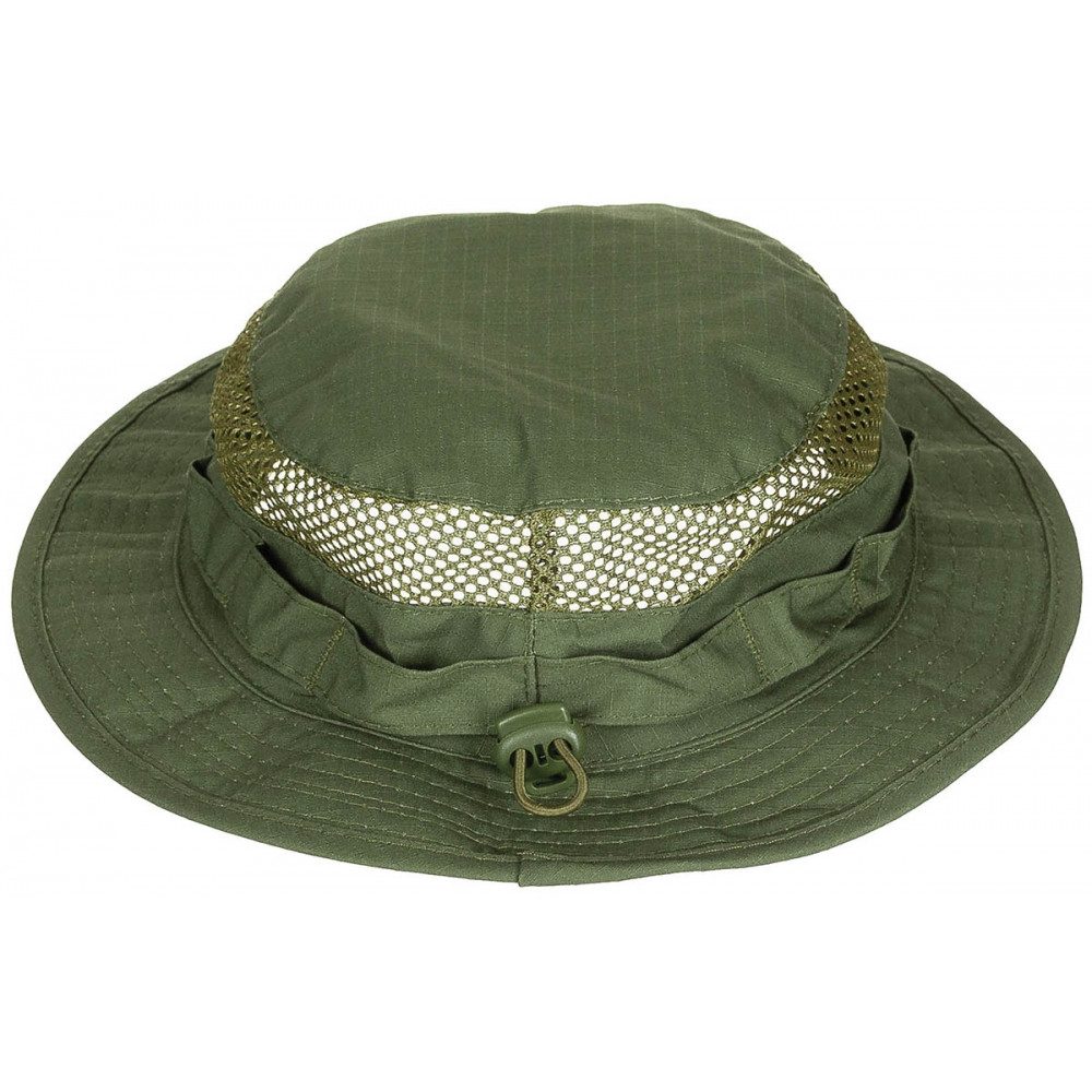 MFH Outdoorhut Boonie Hut mit Mesh-Einsätzen (klassischer Boonie Hut mit Netzeinsätzen für optimale Belüftung)
