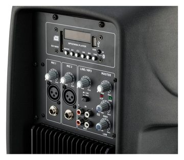 McGrey P212 MA Aktive PA-Box Lautsprecher (Bluetooth, 120 W, FM/USB/SD/MP3-Player - 2-Wege-System mit 12" Woofer und 1" Hochtöner)