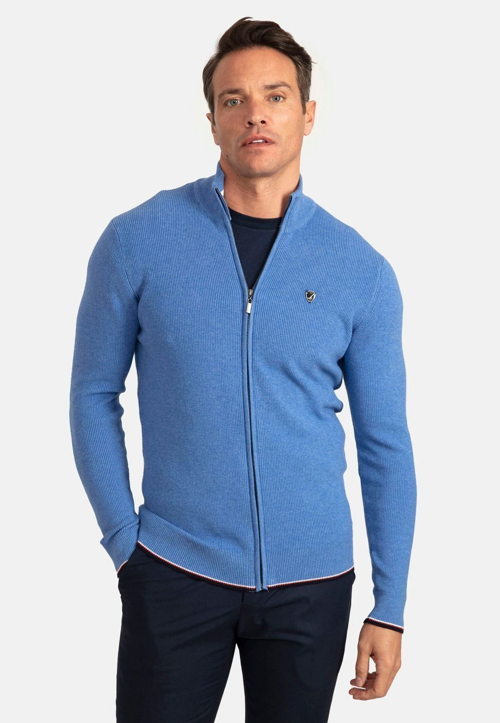 Jacey Quinn Cardigan Textured Zip Cardigan günstig online kaufen