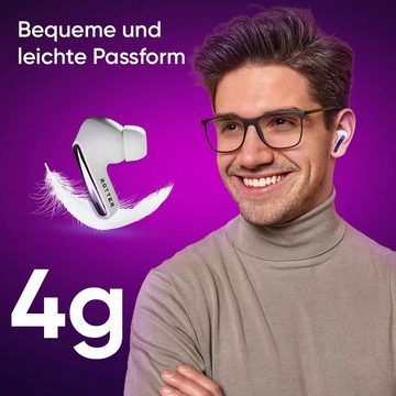 ROTTER mit bis zu 28 Stunden Spielzeit,IPX-4 In-Ear-Kopfhörer (mit HD-Sound und innovativen Features neue Maßstäbe im Audio-Bereich. Das ideale Geschenk für Technik- und Musikbegeisterte., mit Flexibler Dual-Modus für individuellen Hörgenuss Touch-Steuerung)