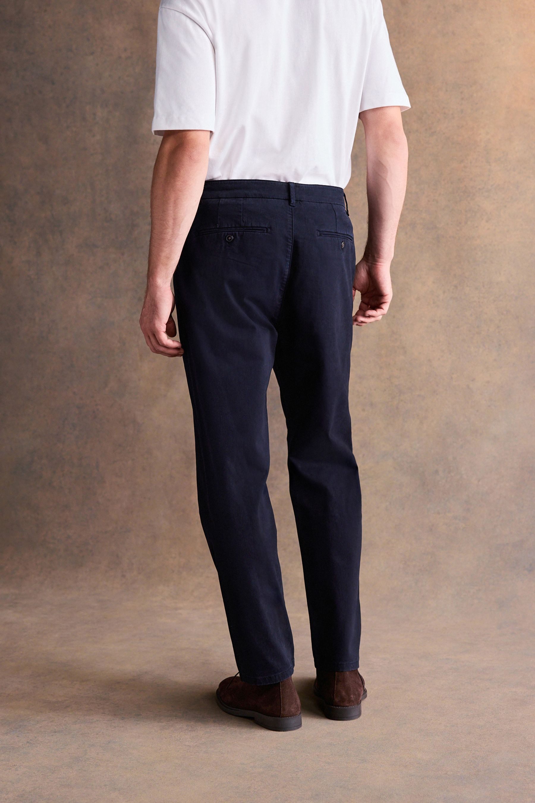Next Stoffhose Premium Hose mit angerauter Haptik (1-tlg)
