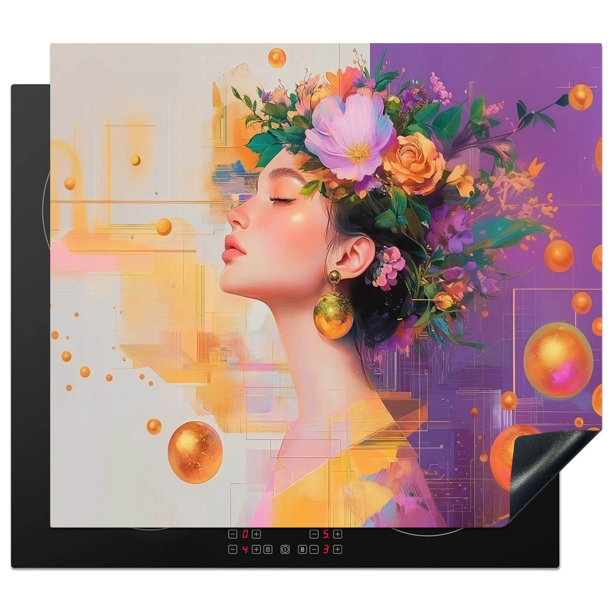 Abstrakt - Frau - Blütenkrone