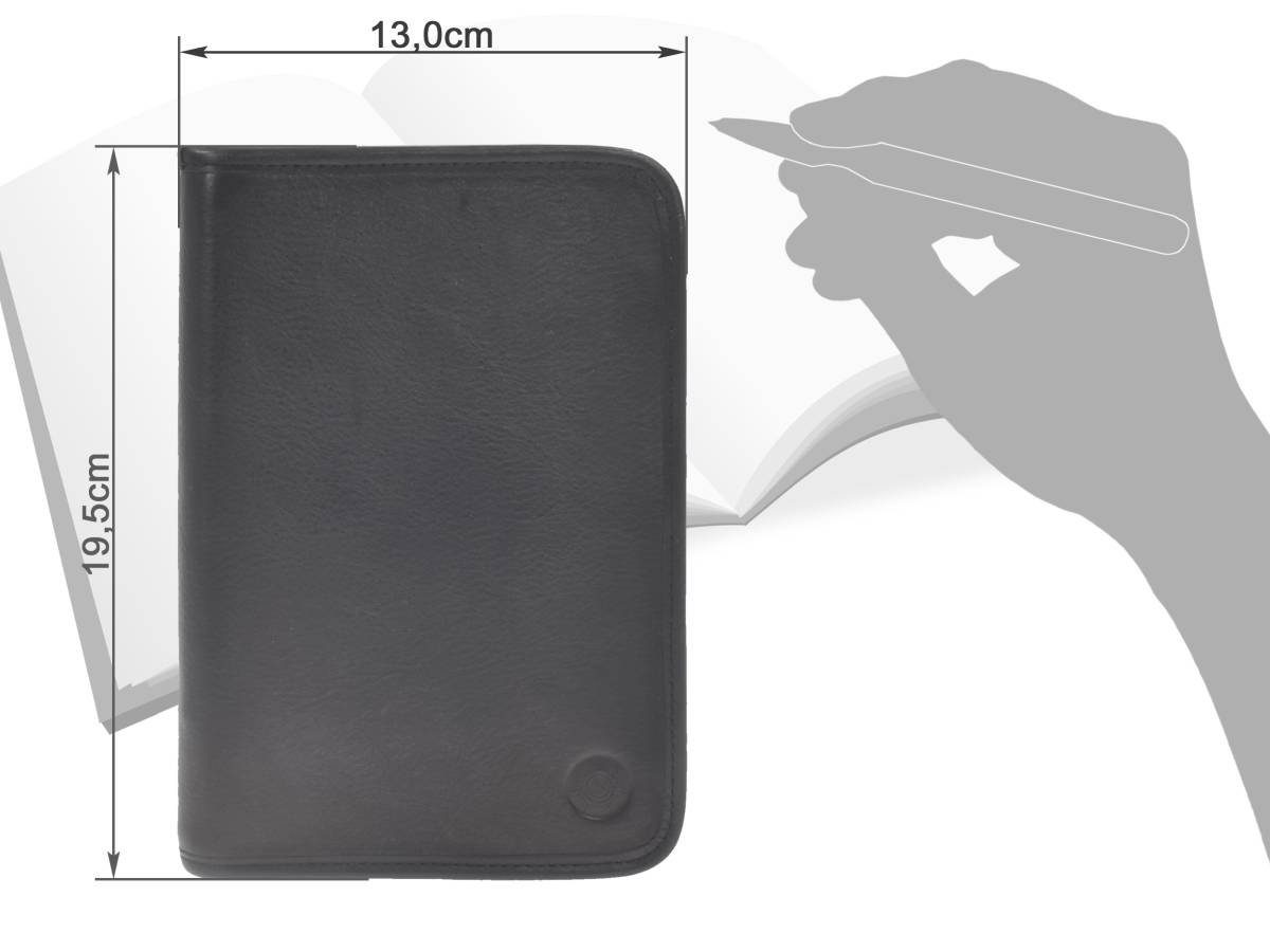 Sonnenleder Schreibgeräteetui Hauff, Stiftetui, Federtasche, süddeutsches Rindleder